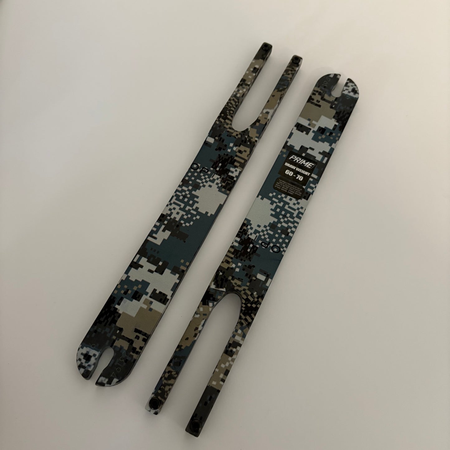 Prime PL70 Standard Compound Limbs 60-70 lbs Elevate Camo - Show Model (#232)