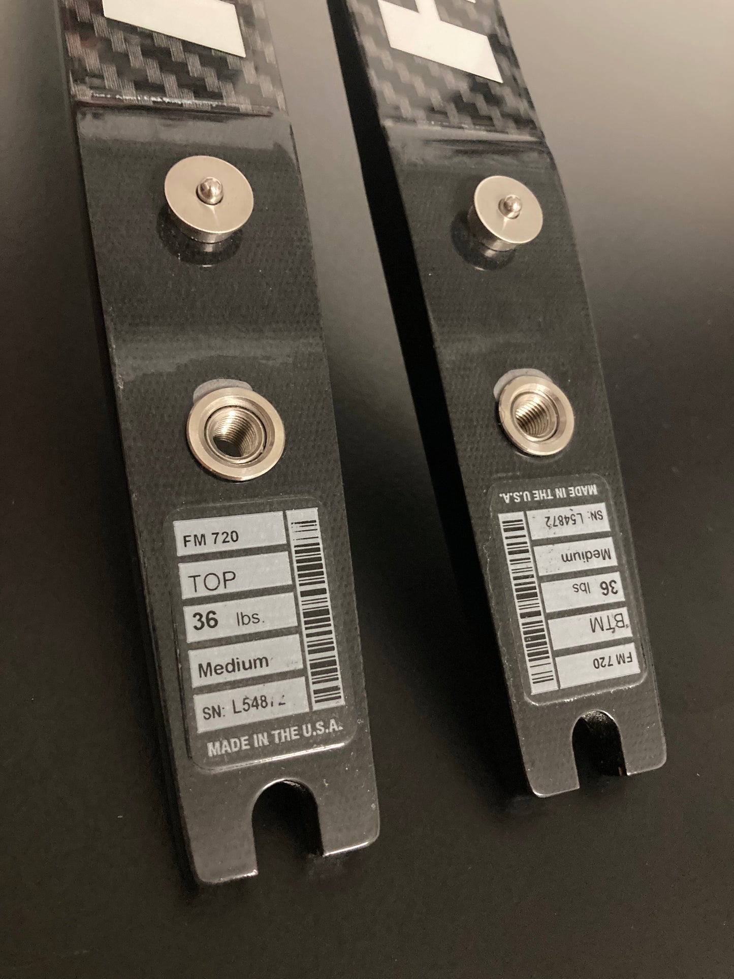 Hoyt 720 Carbon Formula Limbs 68-36 lbs - NEW (#142)