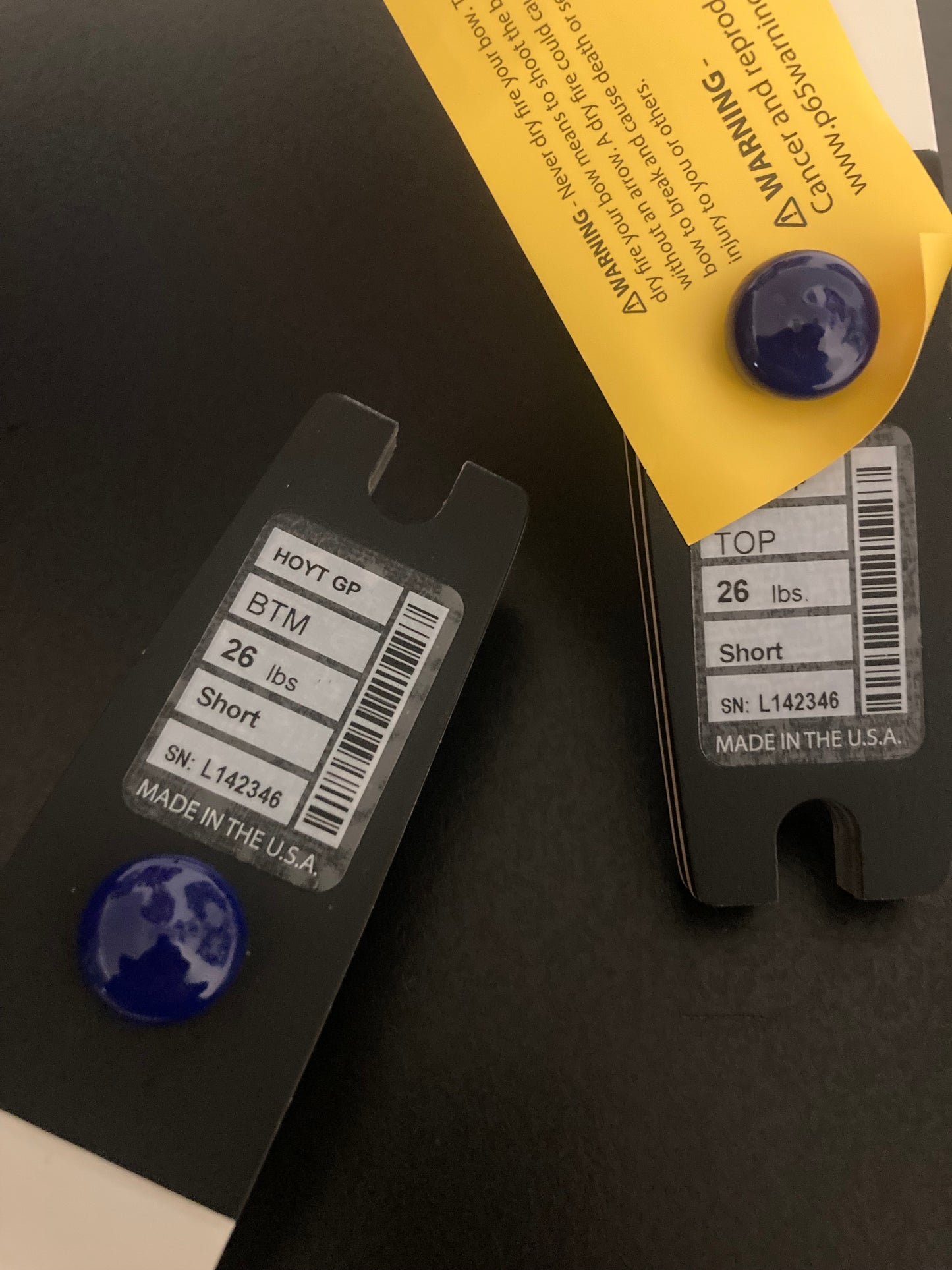 Hoyt Integra Limbs ILF 66-26 lbs - NEW (#162)