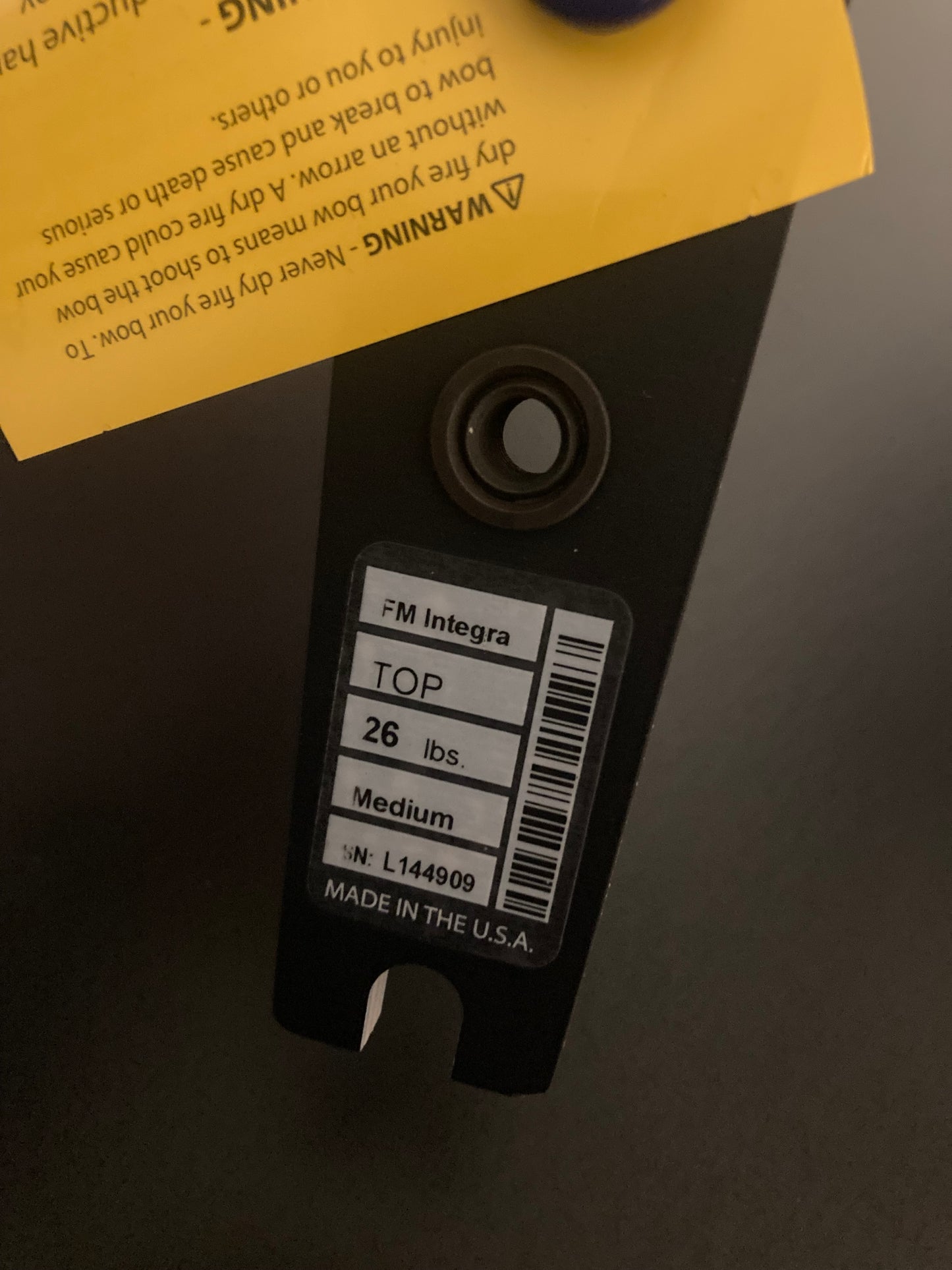 Hoyt Integra Formula Limbs 68-26 lbs - NEW (#165)