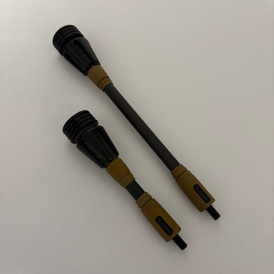 Hoyt Hunter Pro Series Hunting Stabilizer Set 10+6 inch Bourbon - Show Model (#201)