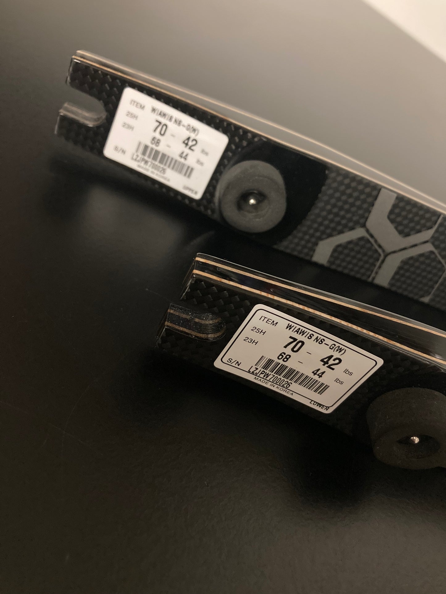 W&W Wiawis NS-Graphene Wood Limbs ILF 70-42 lbs - NEW (#95)