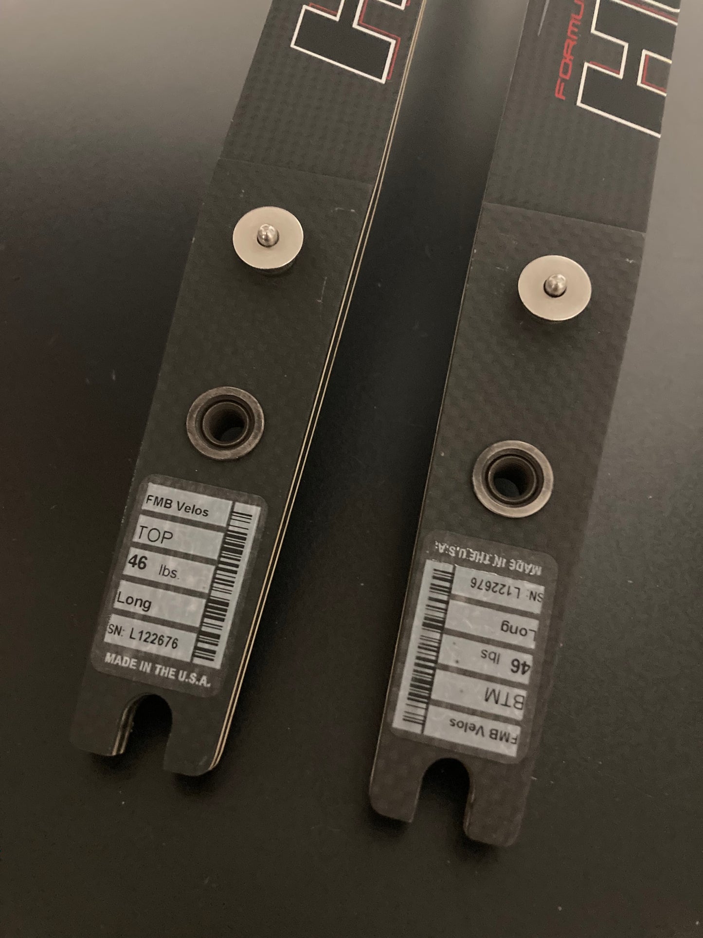 Hoyt Velos Formula Limbs Bamboo 70-46 lbs - Show Model (#84)