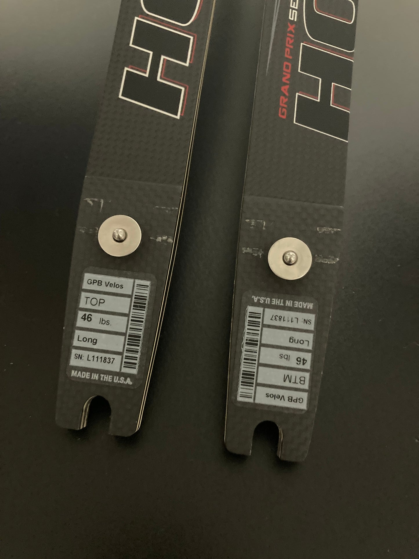 Hoyt Velos Limbs ILF Bamboo 70-46 lbs - Used (#92)