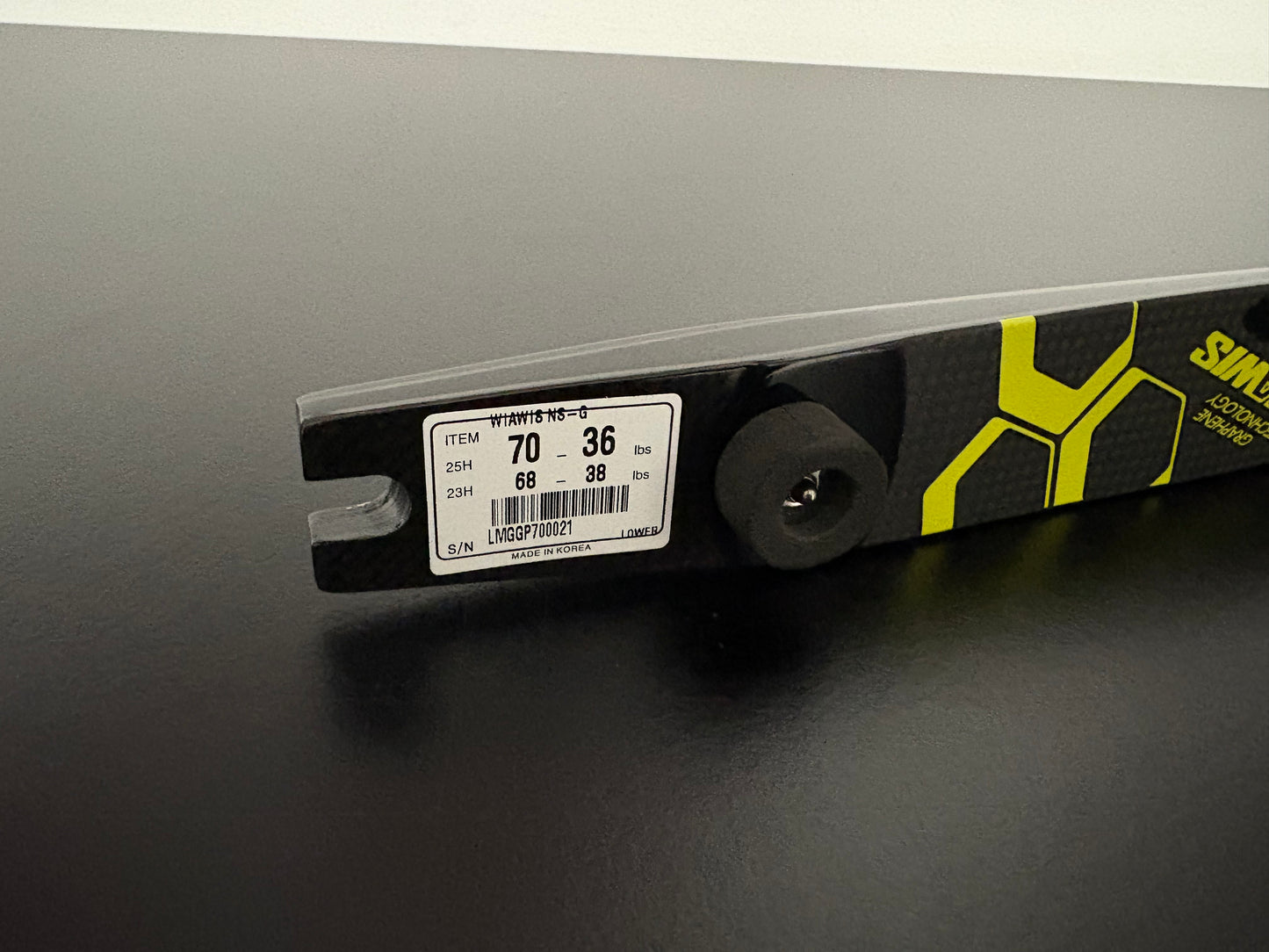 W&W Wiawis NS-Graphene Foam Limbs ILF 70-36 lbs - NEW (#303)