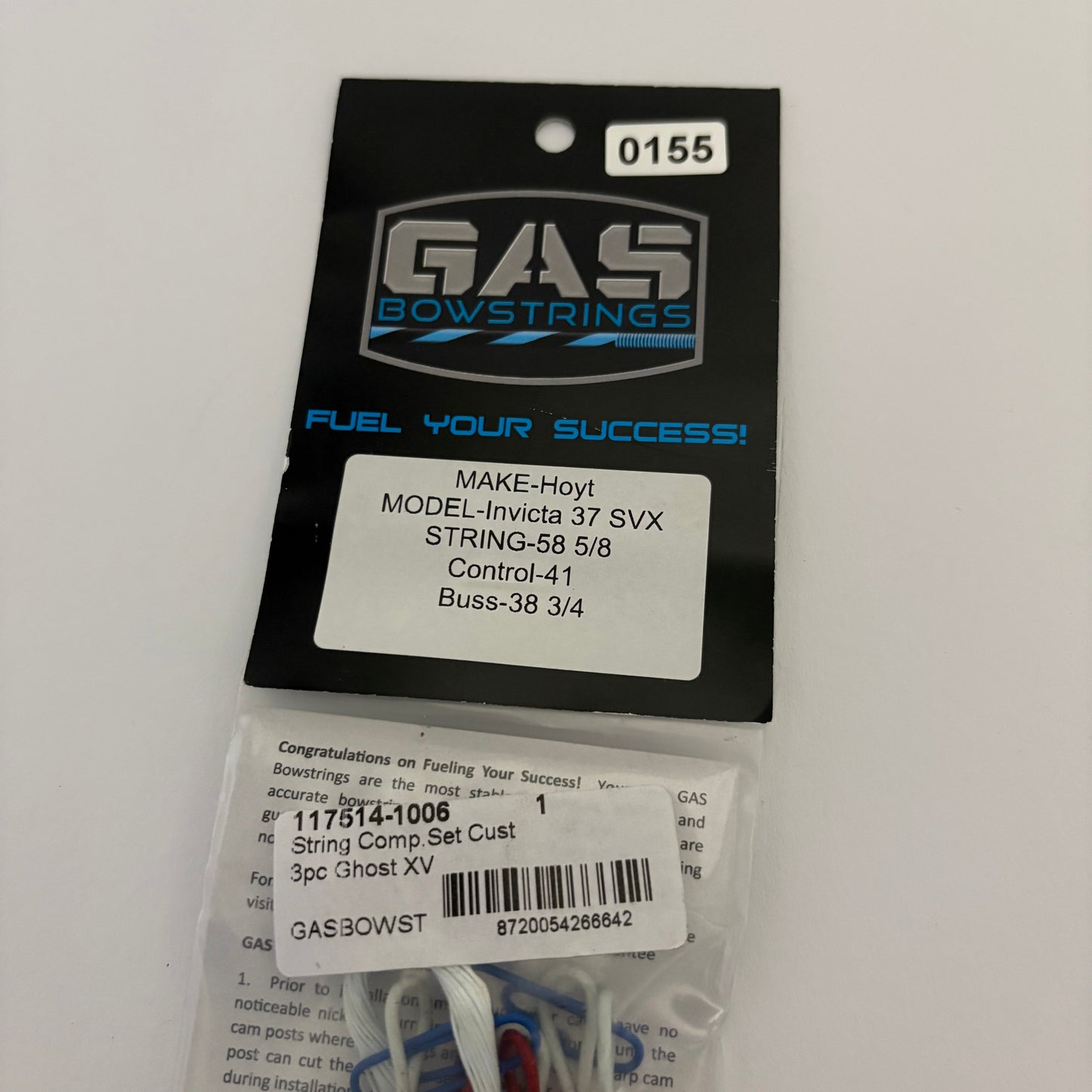 GAS Bowstrings Hoyt Invicta 37 SVX #3 Full Set - NEW (#155)