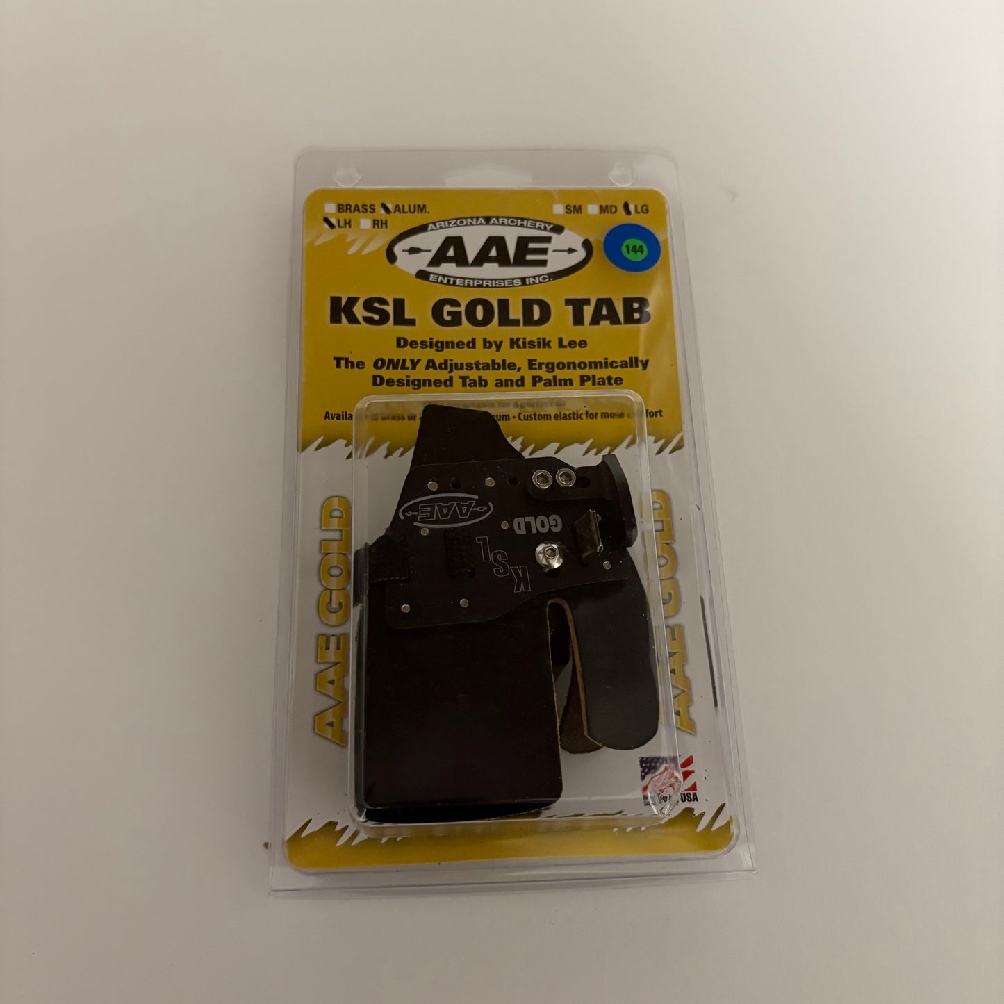 AAE KSL Gold Finger Tab LH Aluminium Large - Show Model