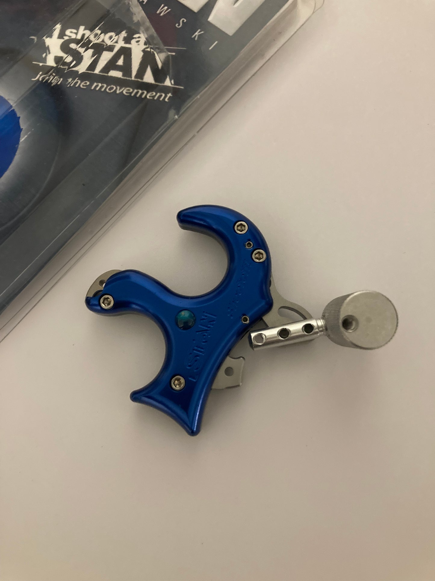 Stan Shootoff 2-Finger Trigger Release Black/Blue - Show Model (#190)