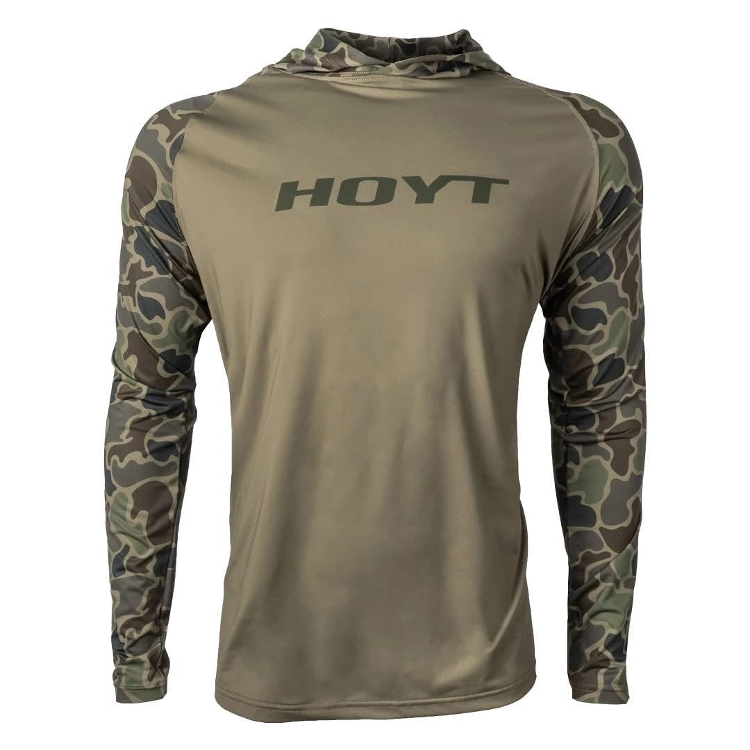 Hoyt Long Sleeve Sun Shirt 'Duck Camo' Size M - NEW (#G66)