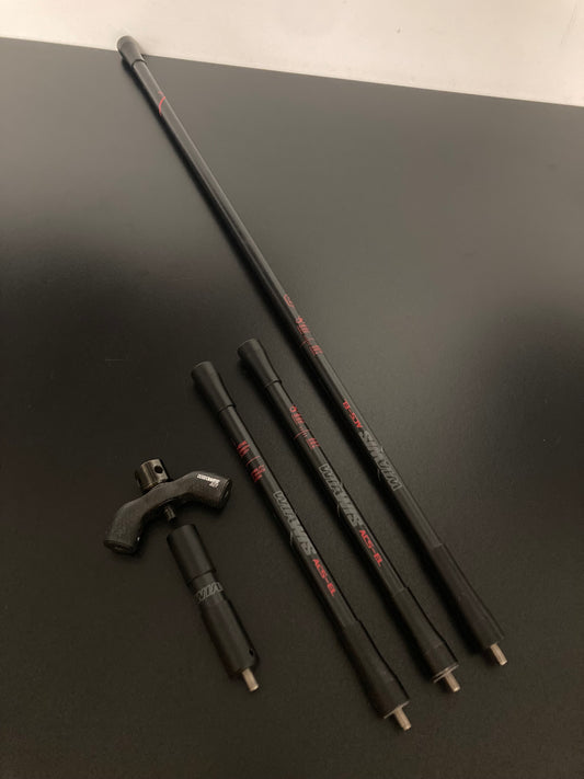 W&W Wiawis AC-EL Stabilizer Set Black 28 + 2x11 inch - Used (#128)