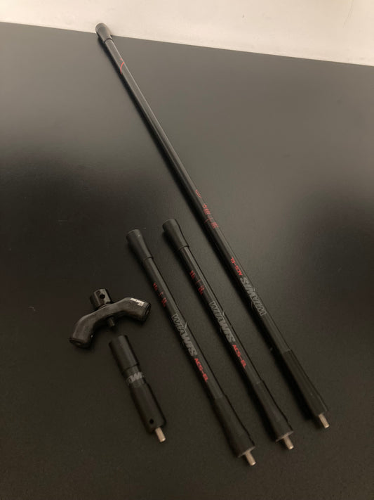 W&W Wiawis AC-EL Stabilizer Set Black 28 + 2x11 inch - Used (#129)