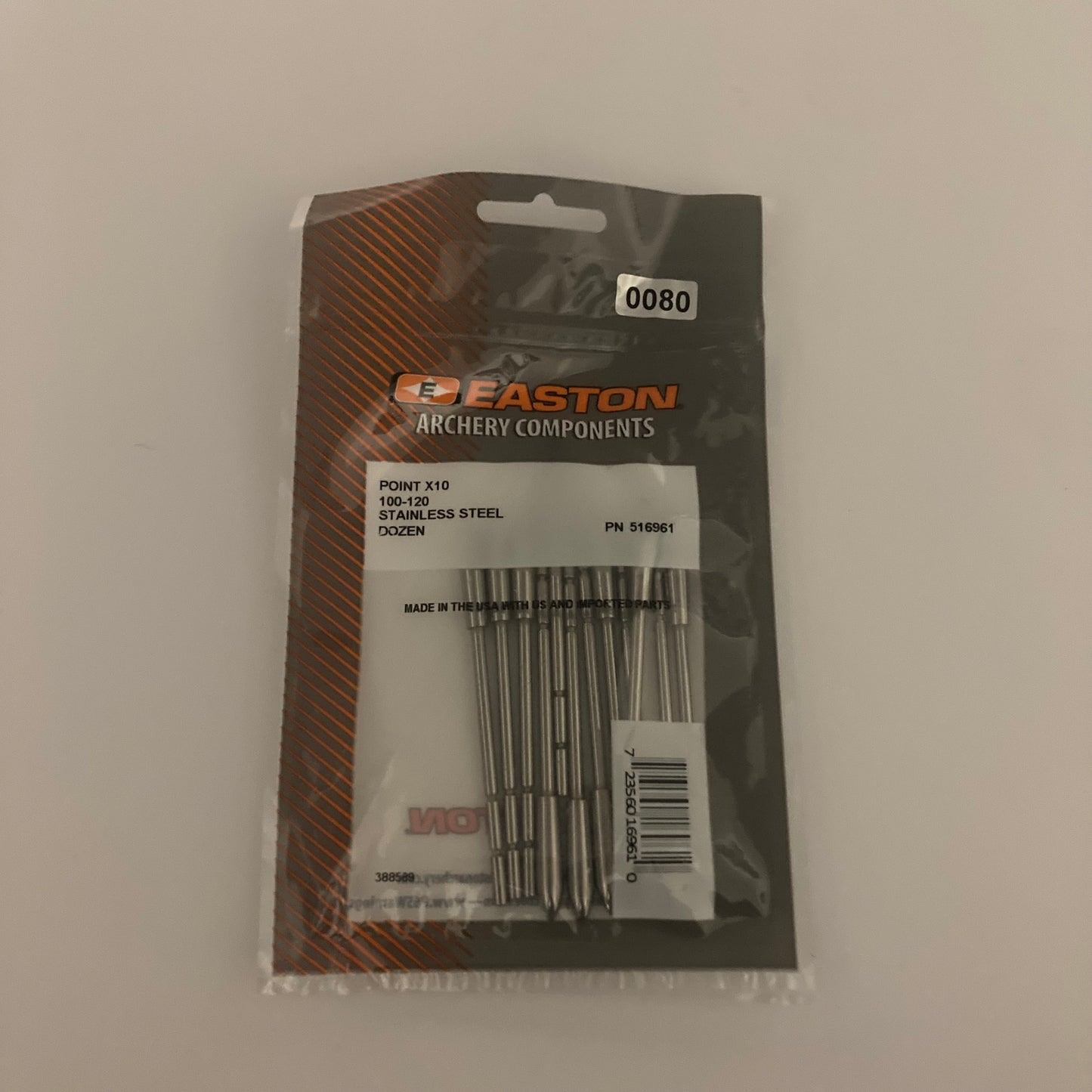 Easton X10 Stainless Steel Break-Off Point - NEW (#80)
