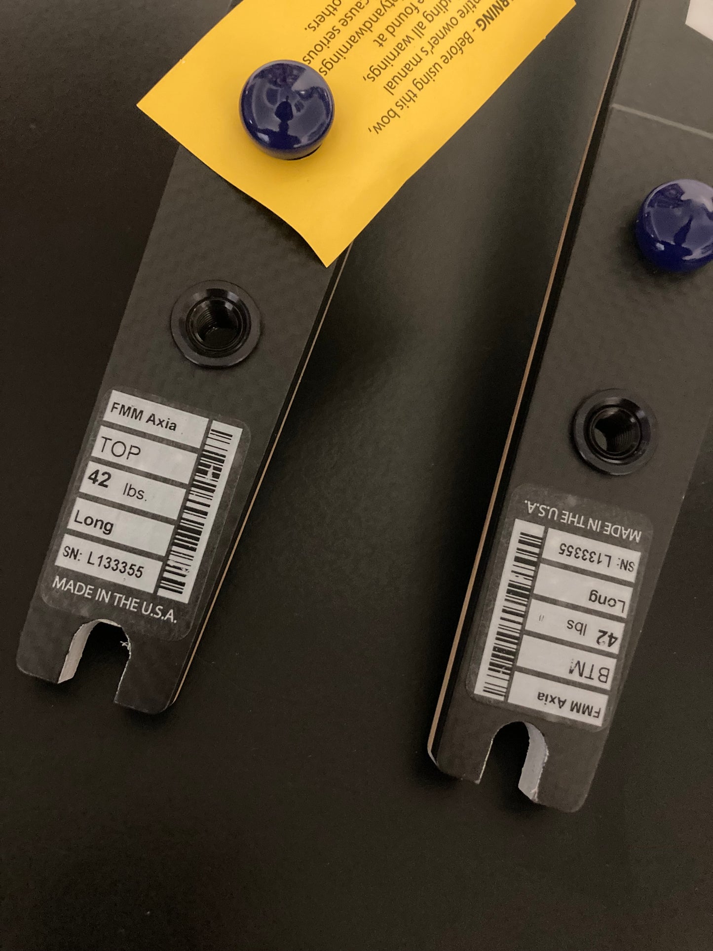 Hoyt Axia Formula Limbs Resin 70-42 lbs - NEW (#81)