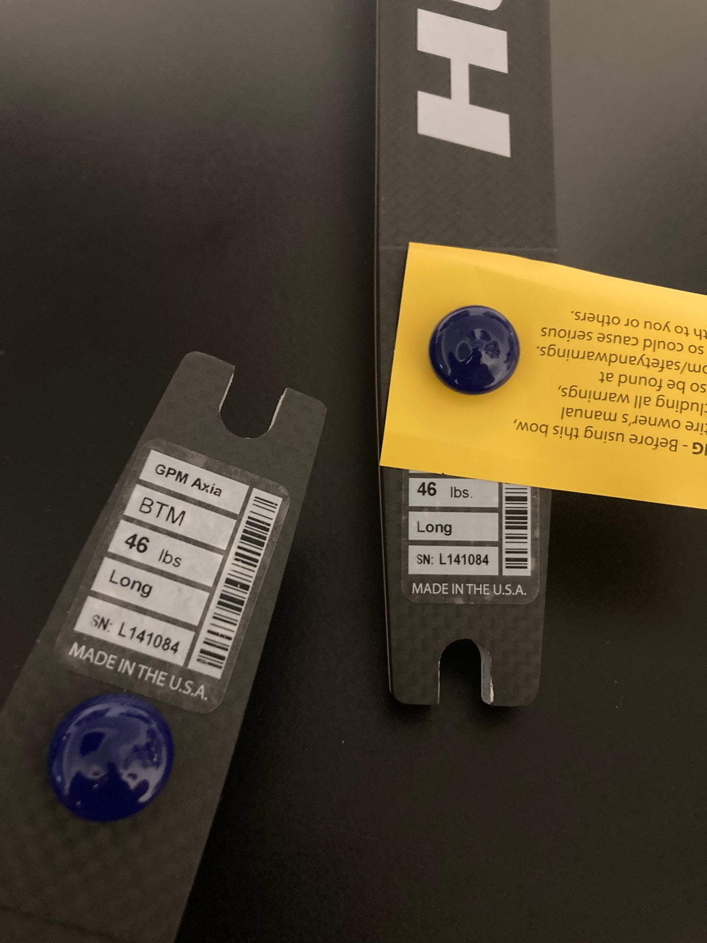 Hoyt Axia Limbs ILF Resin 70-46 lbs - NEW (#94)