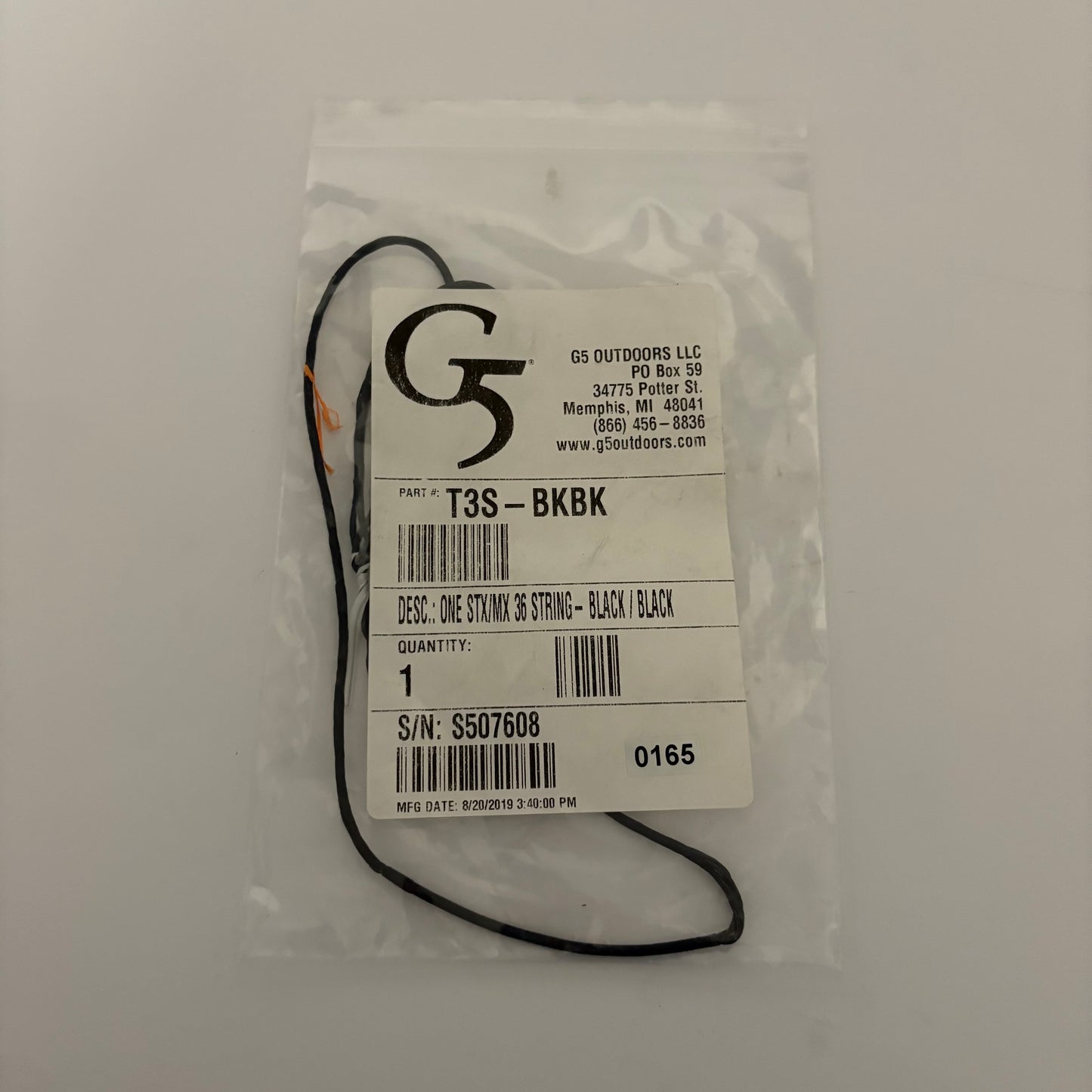 G5 Prime One STX/MX 36 String Black/Black - NEW (#165)
