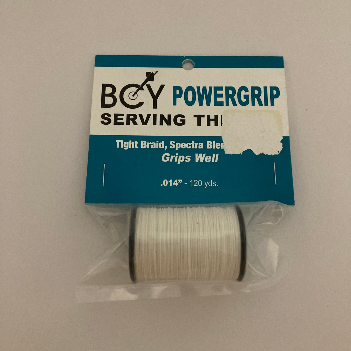 BCY Powergrip Serving Thread Black/White .014/.018/.021 - NEW