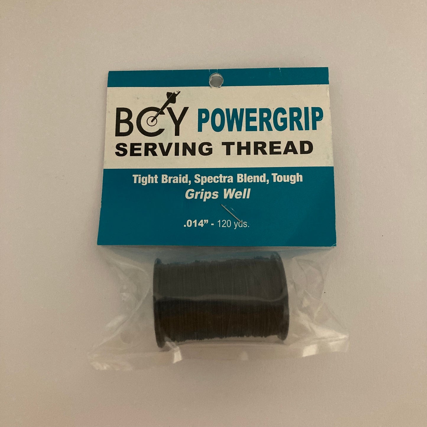 BCY Powergrip Serving Thread Black/White .014/.018/.021 - NEW