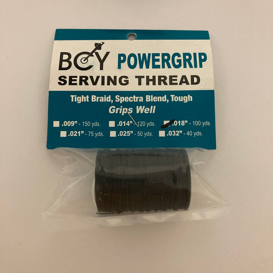 BCY Powergrip Serving Thread Black/White .014/.018/.021 - NEW