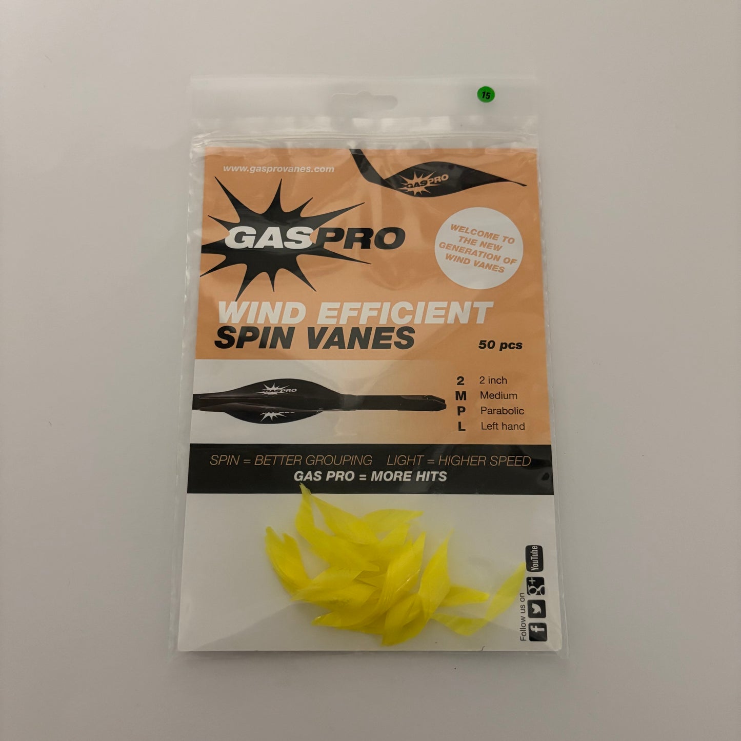 Gas Pro Spin Vanes Wind 2'' Parabolic - NEW