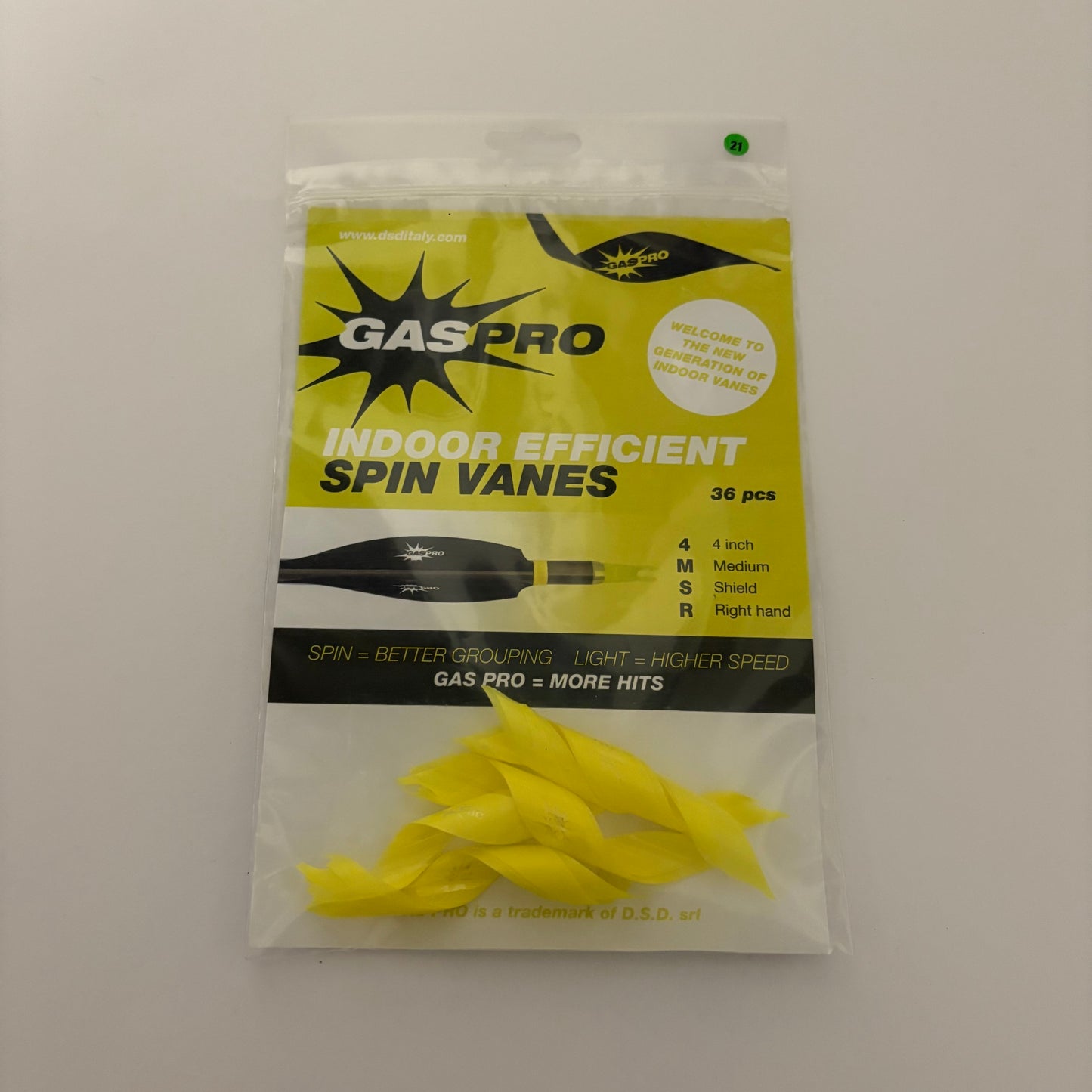 Gas Pro Spin Vanes Indoor 4-4.75'' Shield - NEW