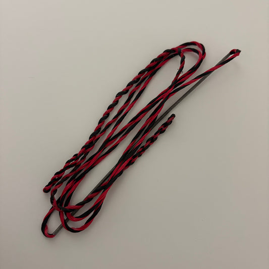 Black Flash Flemish Traditional String Dacron 70-12 Red/Black - NEW