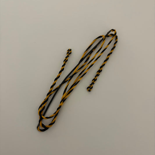 Black Flash Flemish Traditional String Dacron 54-12 Yellow/Black - NEW