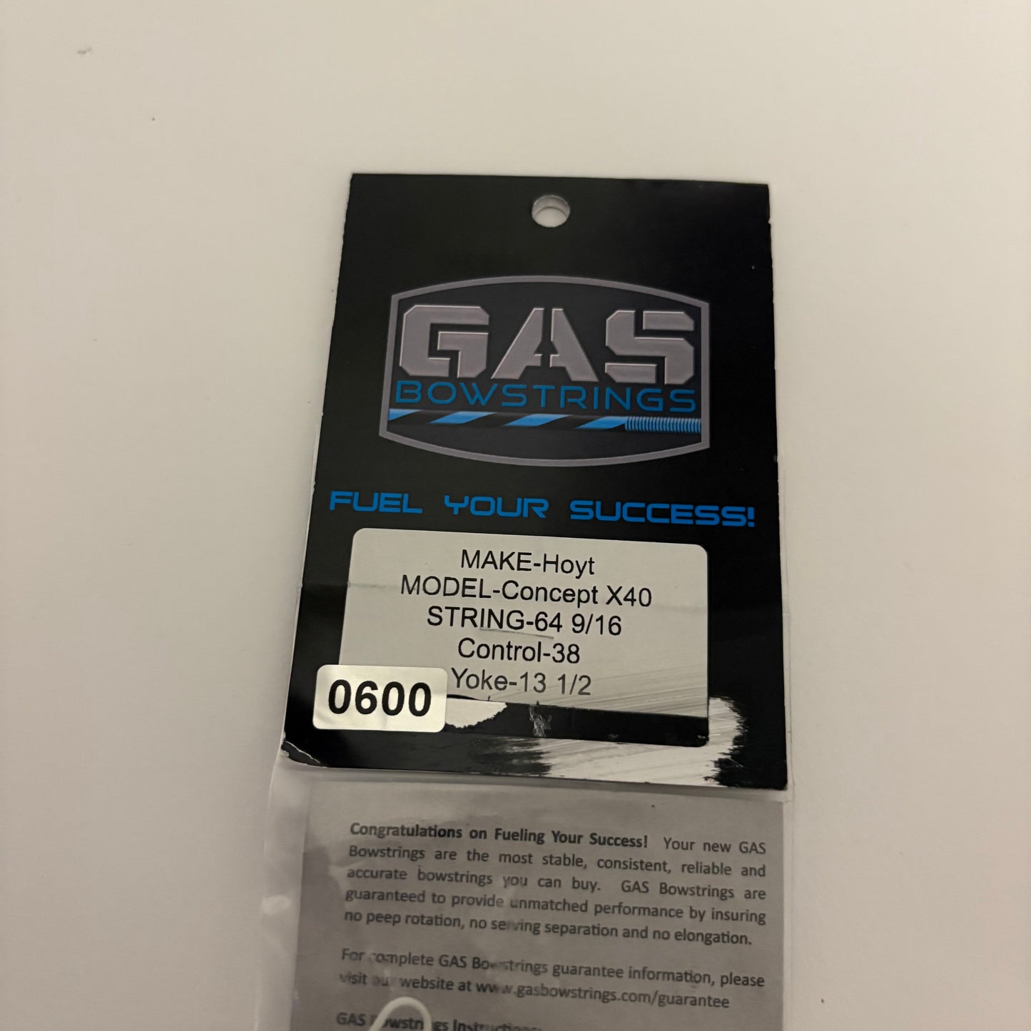 GAS Bowstrings Hoyt Concept X 40 X Full Set - NEW (#600)