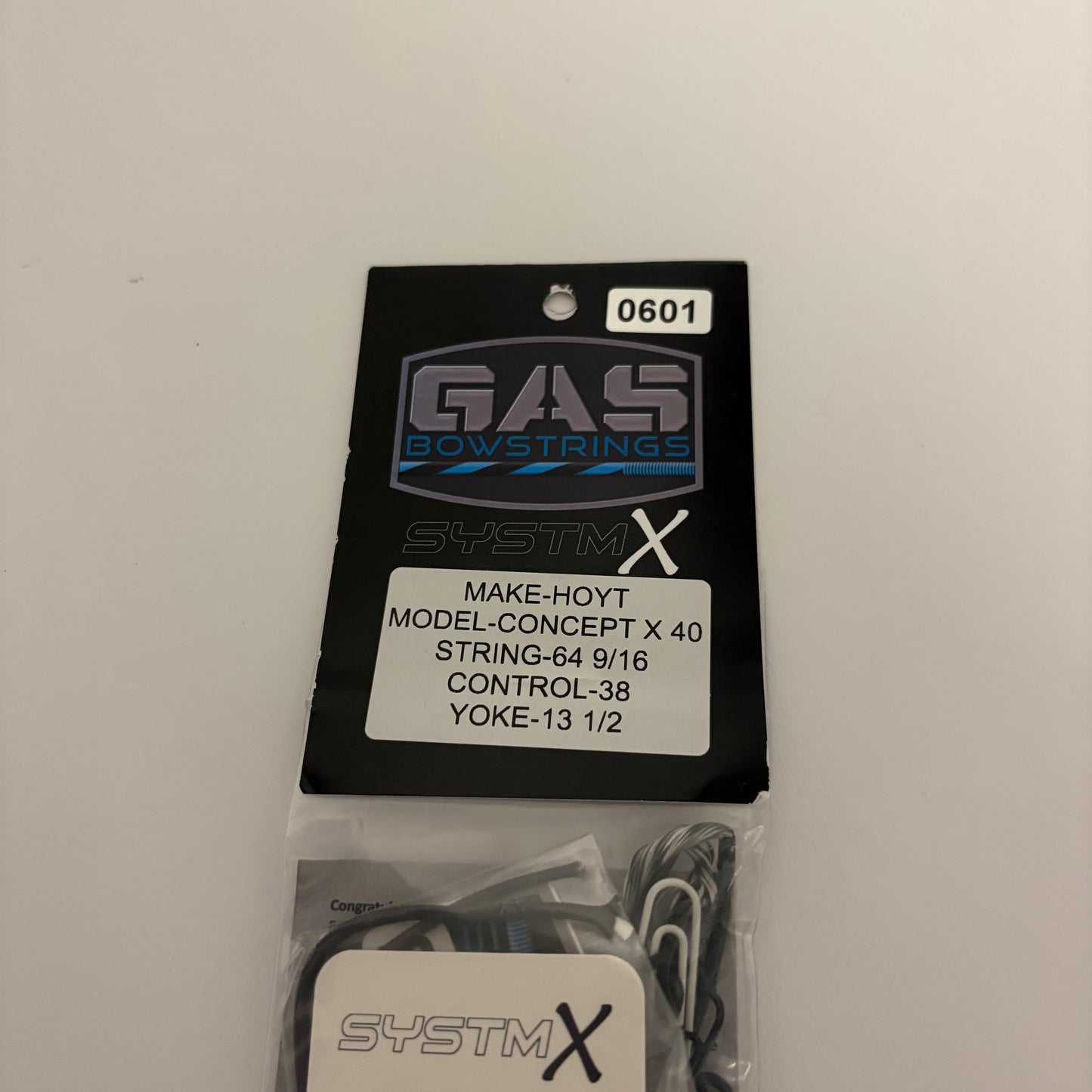 GAS Bowstrings Hoyt Concept X 40 Systm X Full Set - NEW (#601)
