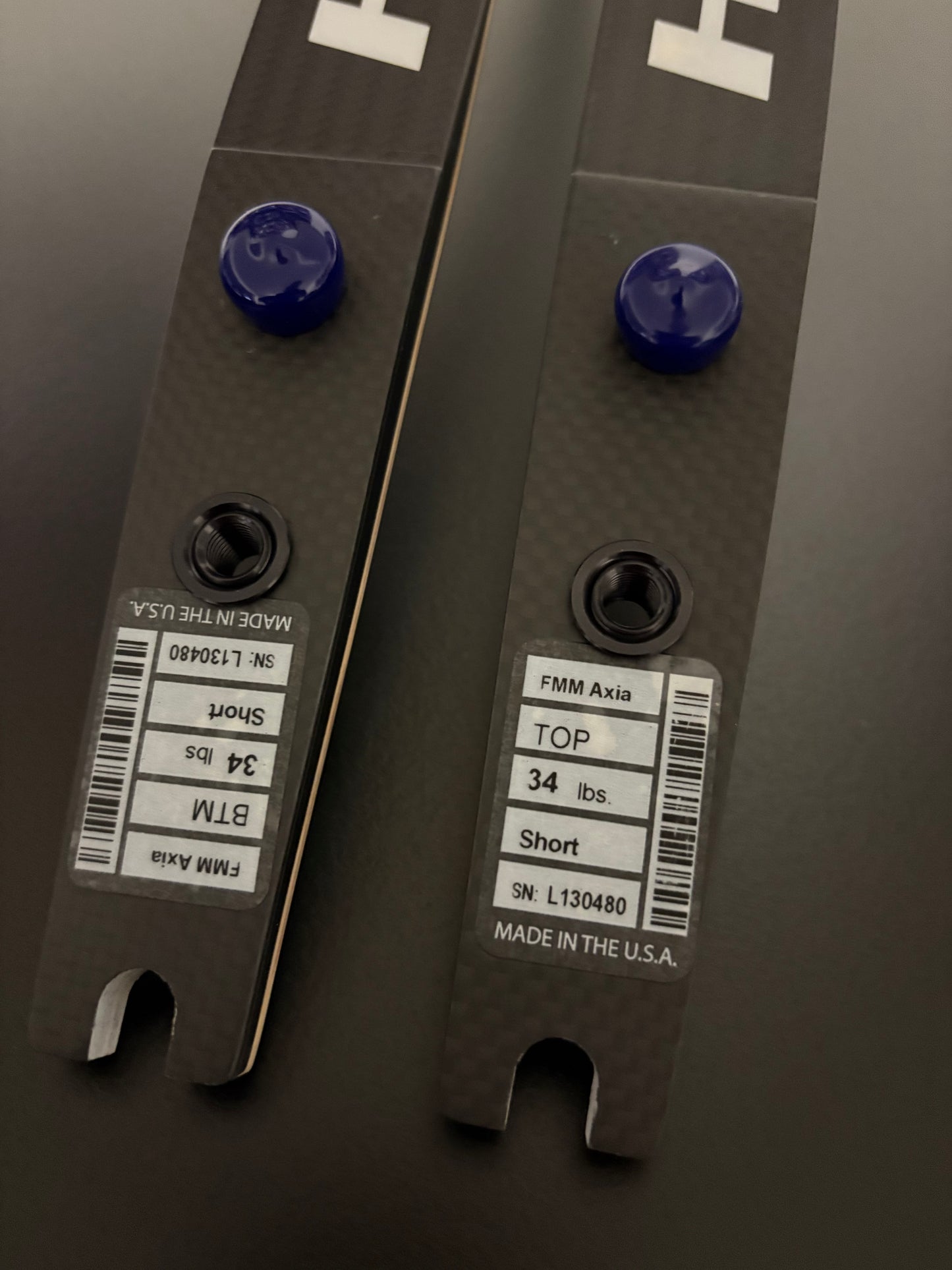 Hoyt Axia Formula Limbs Resin 66-34 lbs - NEW (#285)