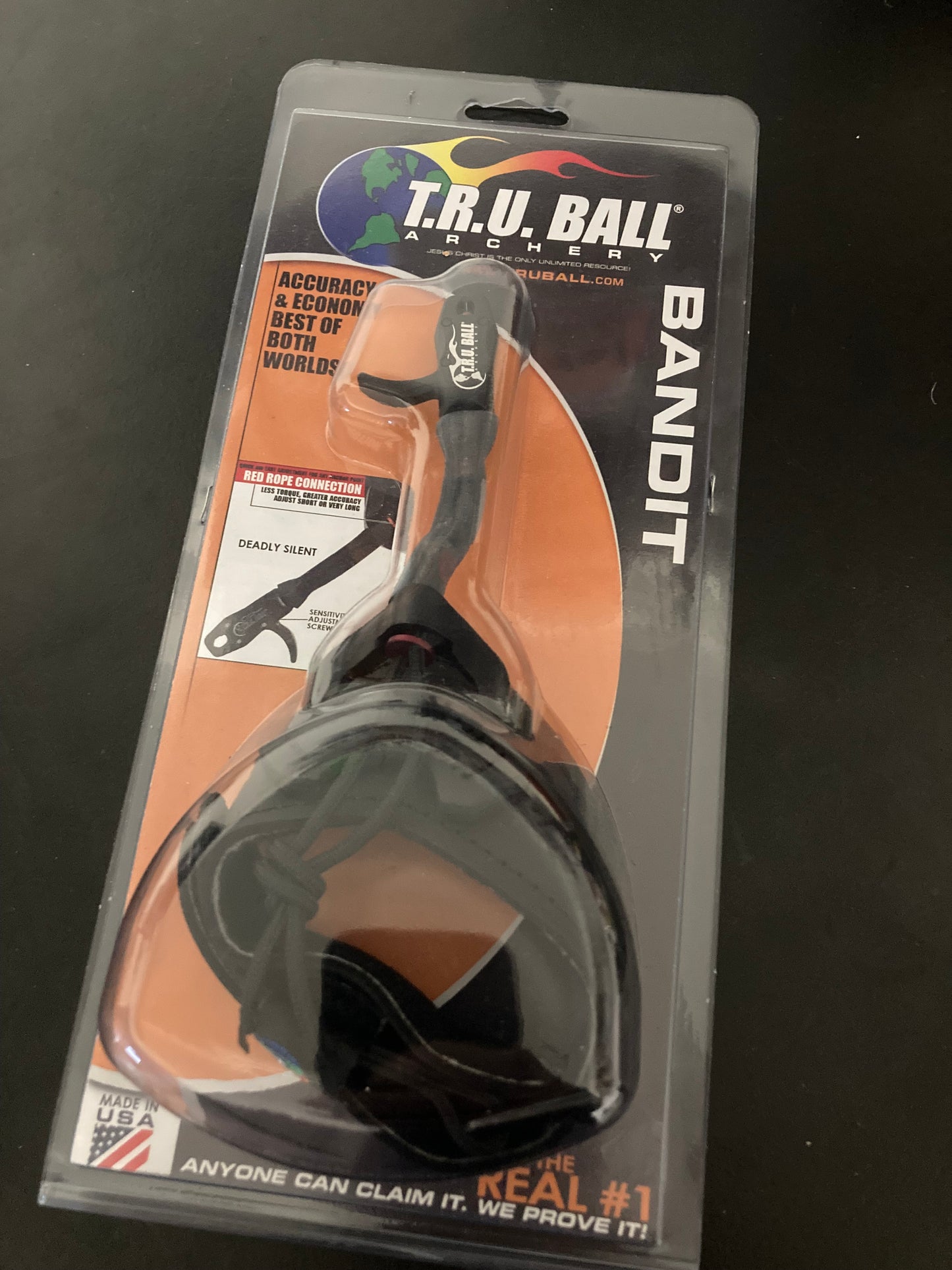 TRU Ball Bandit Buckle Wrist Release Black - NEW (#206)