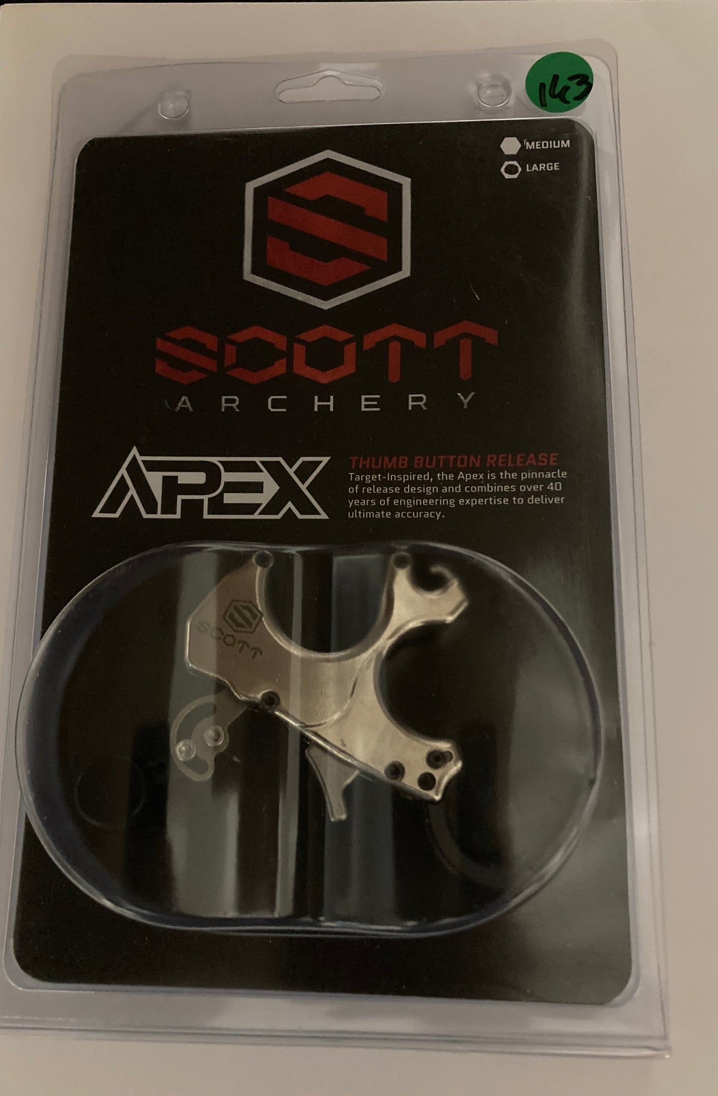 Scott Apex Thumb Trigger Release Size L - Show Model (#143)