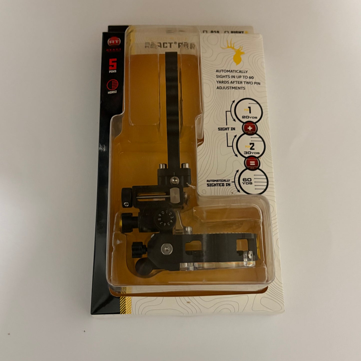 Trophy Ridge React Pro 5-pin Sight LH Black - NEW (#379)