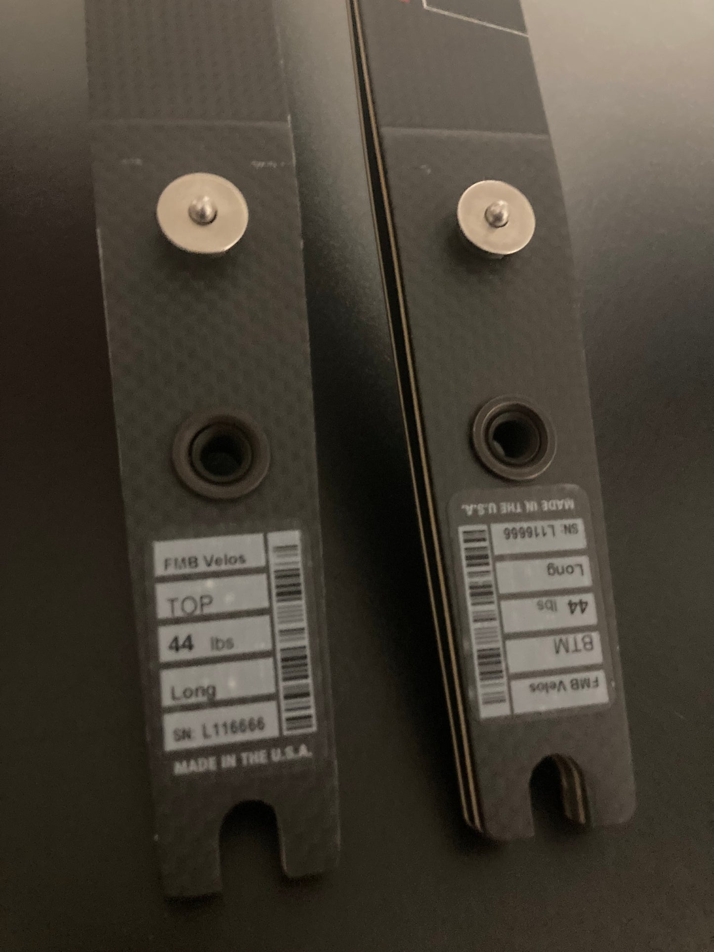 Hoyt Velos Formula Limbs Bamboo 70-44 lbs - Show Model (#178)