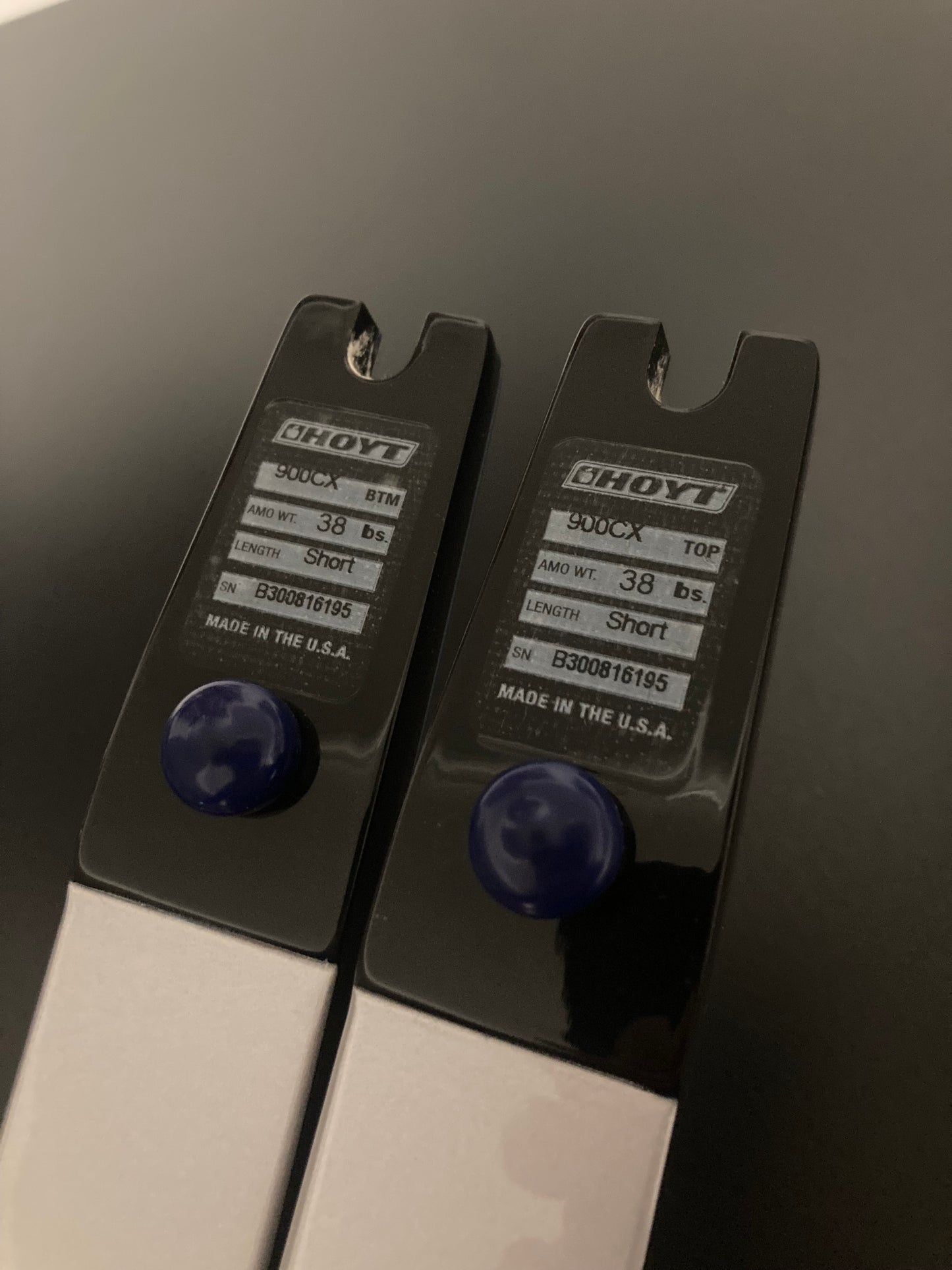 Hoyt 900CX Limbs ILF 66-38 lbs Blue - NEW (#188)