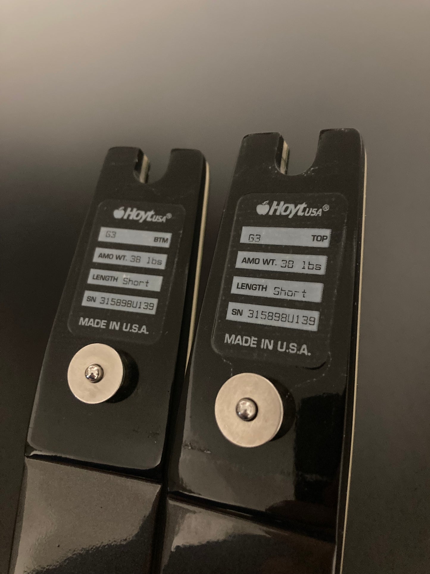 Hoyt G3 Limbs ILF 66-38 lbs - Used (#190)