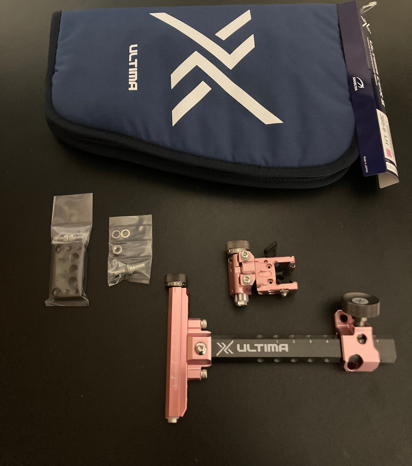 Shibuya Ultima CPX II Carbon Compound Sight RH/LH Pink 365-6 inch - NEW