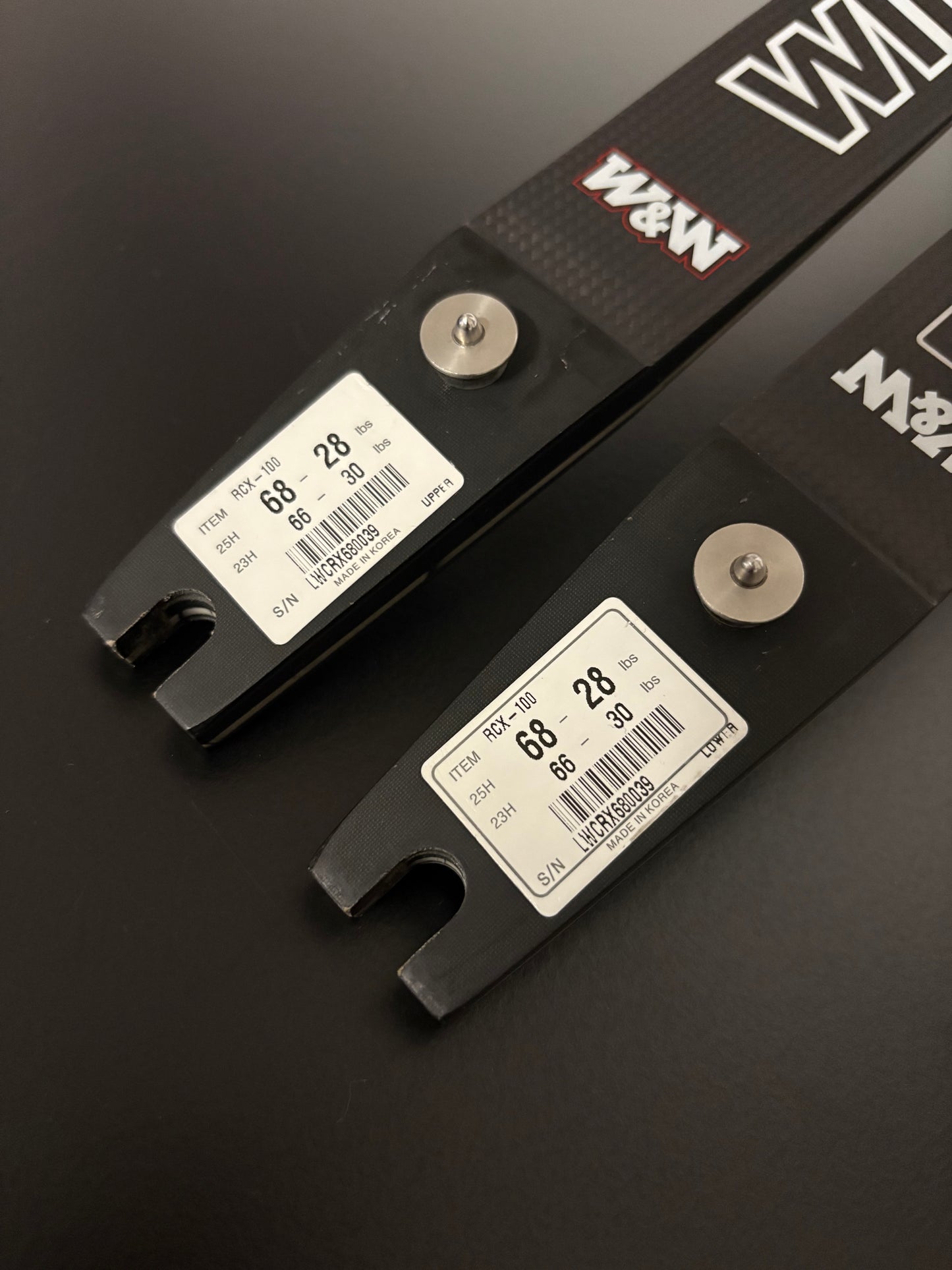 W&W RCX-100 Limbs ILF 68-28 lbs - Used (#287)