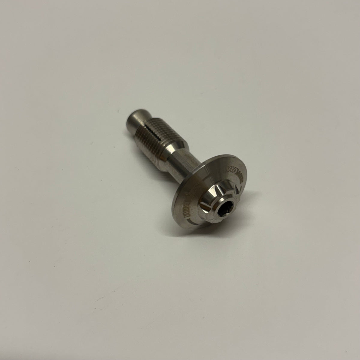 W&W Wiawis Tiller Adjustment Bolt ATF-X Stainless Steel Silver - NEW (#644)
