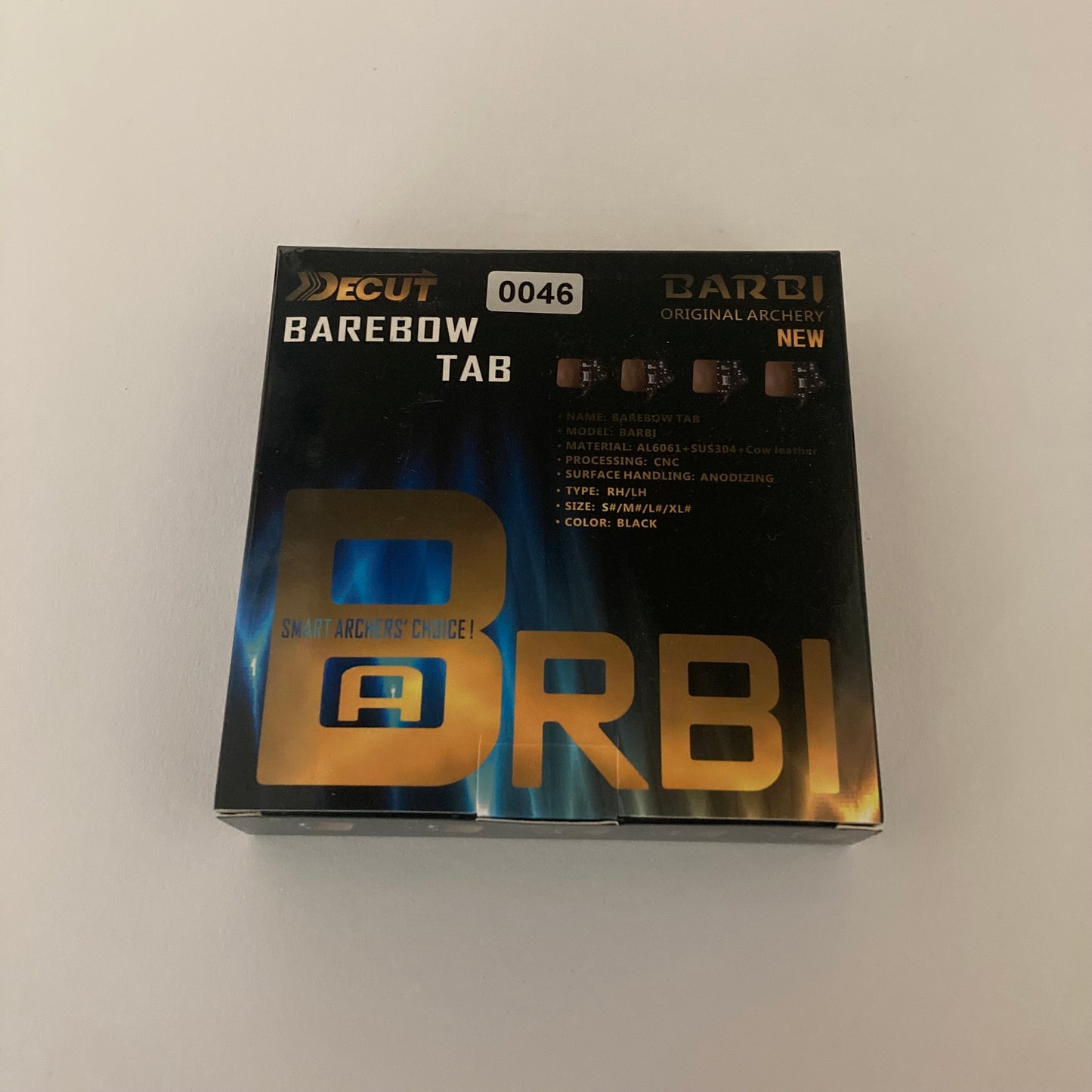 Decut Barbi Barebow Finger Tab RH XL - NEW (#46)