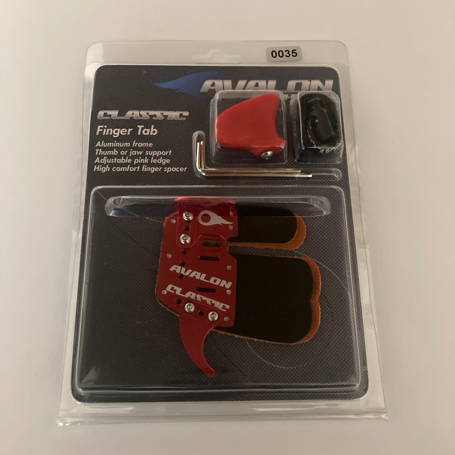 Avalon Classic Recurve Finger Tab RH/LH - NEW (#31-35)