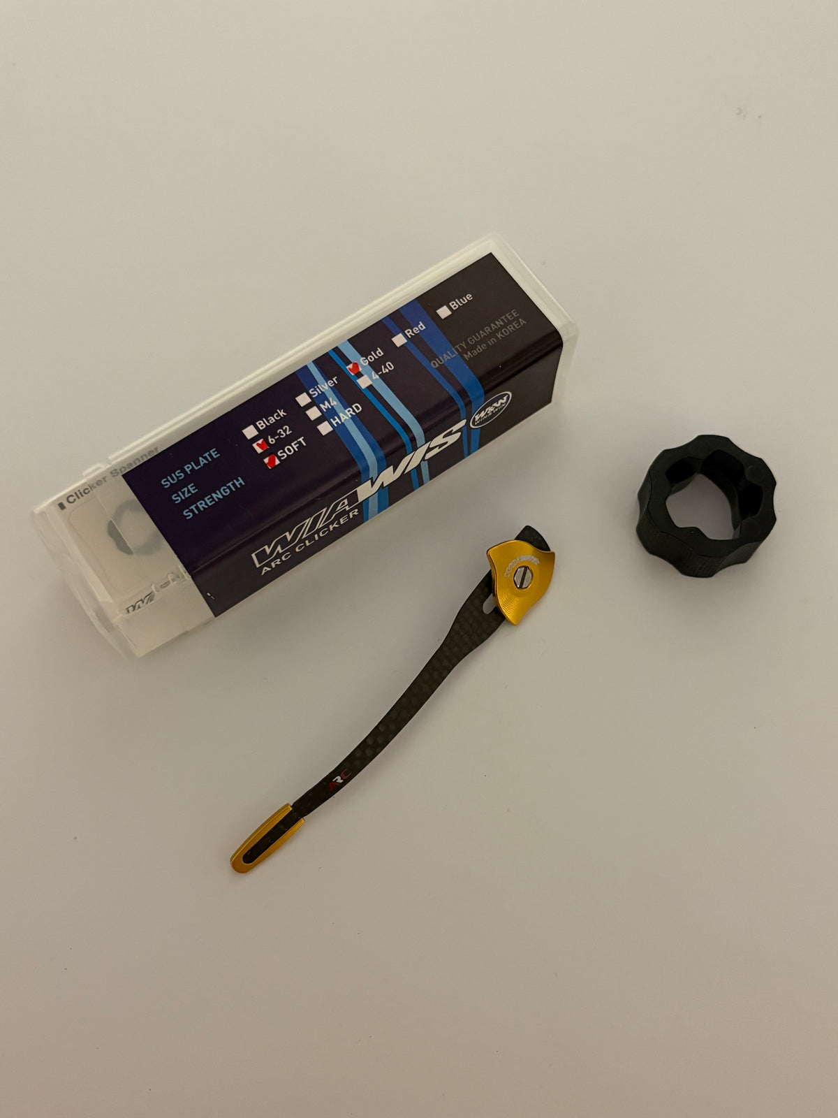 W&W Wiawis Carbon ARC Clicker Gold - NEW (#650)