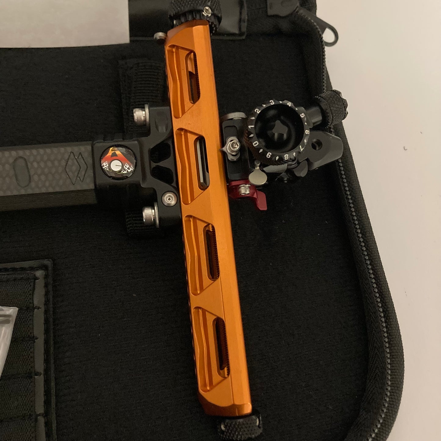 Axcel Achieve XP Pro Recurve Sight RH Orange - NEW