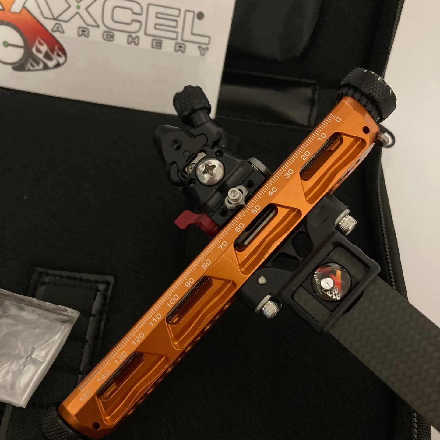 Axcel Achieve XP Pro Recurve Sight RH Orange - NEW