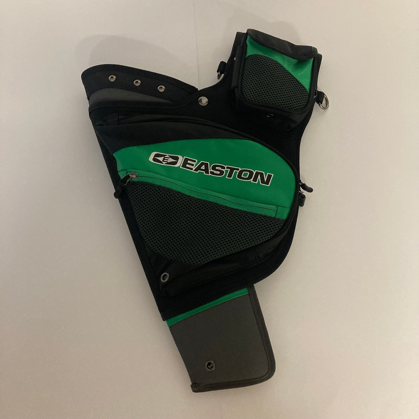 Easton Deluxe Hip Quiver LH Green/Black No Belt - NEW