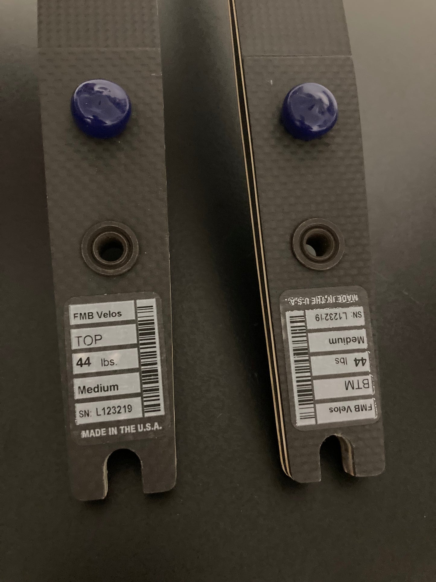 Hoyt Velos Formula Limbs Bamboo 68-44 - Show Model (#62)