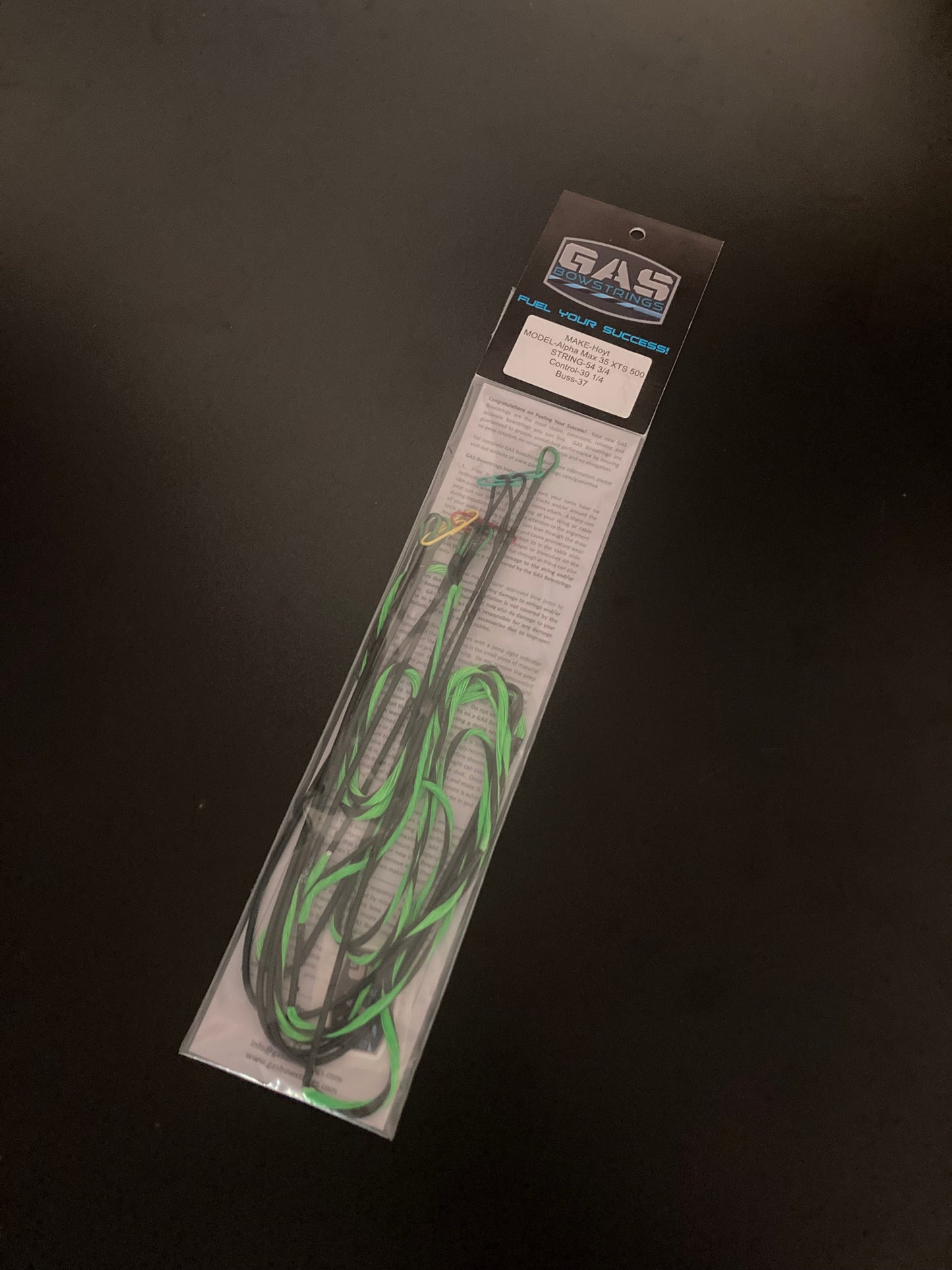 GAS Bowstrings Hoyt AlphaMax 35 XTS500 ZTR #2 Full Set - NEW