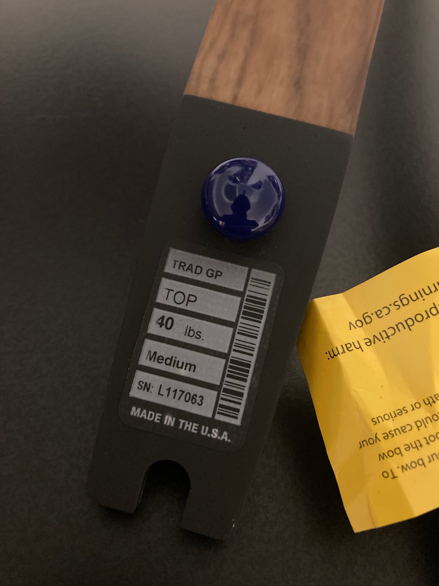 Hoyt Traditional Satori Limbs ILF Wood Medium 40 lbs - NEW (#2)