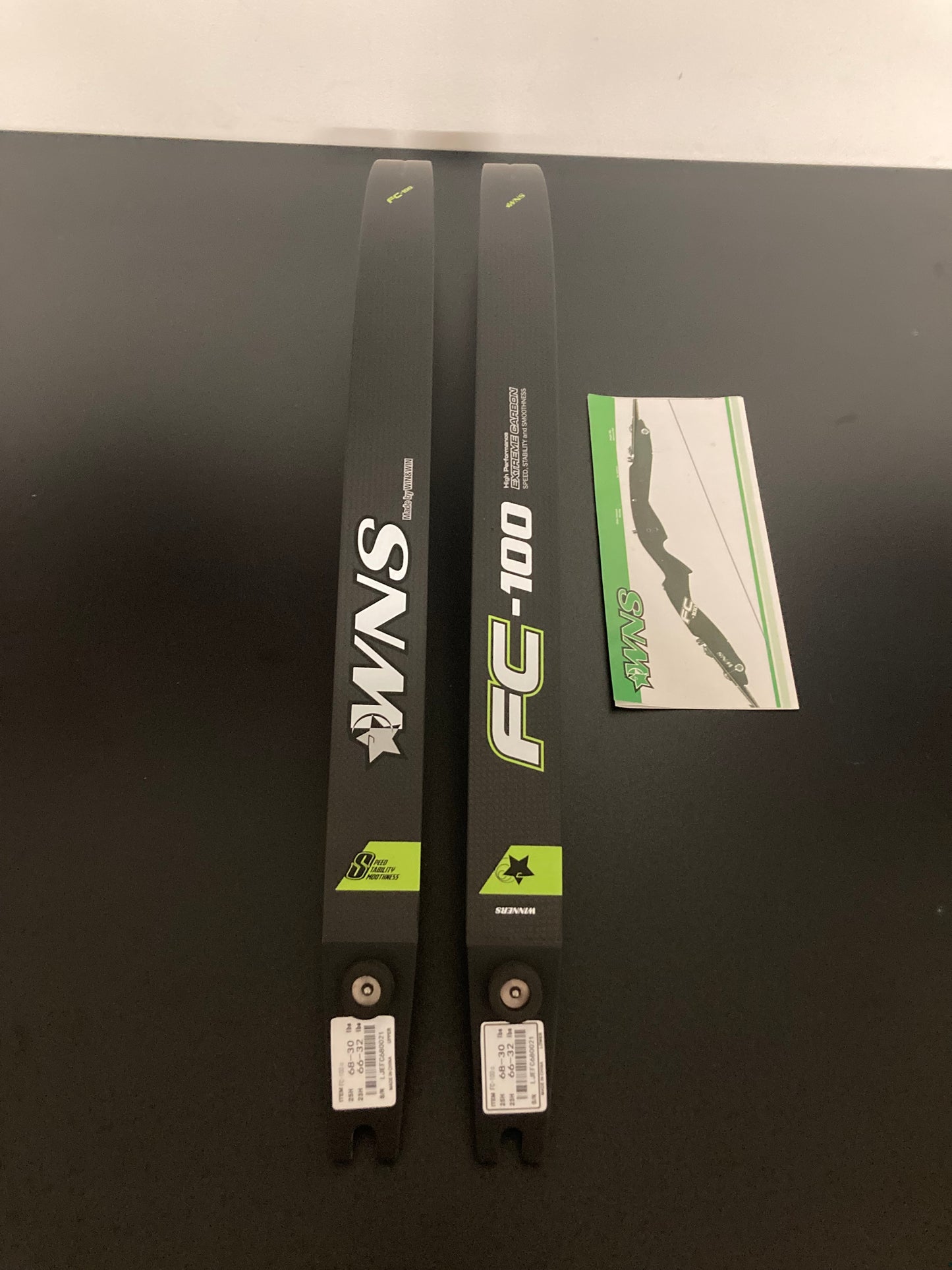 WNS FC-100 Alpha Limbs ILF 68-30 lbs - NEW (#24)