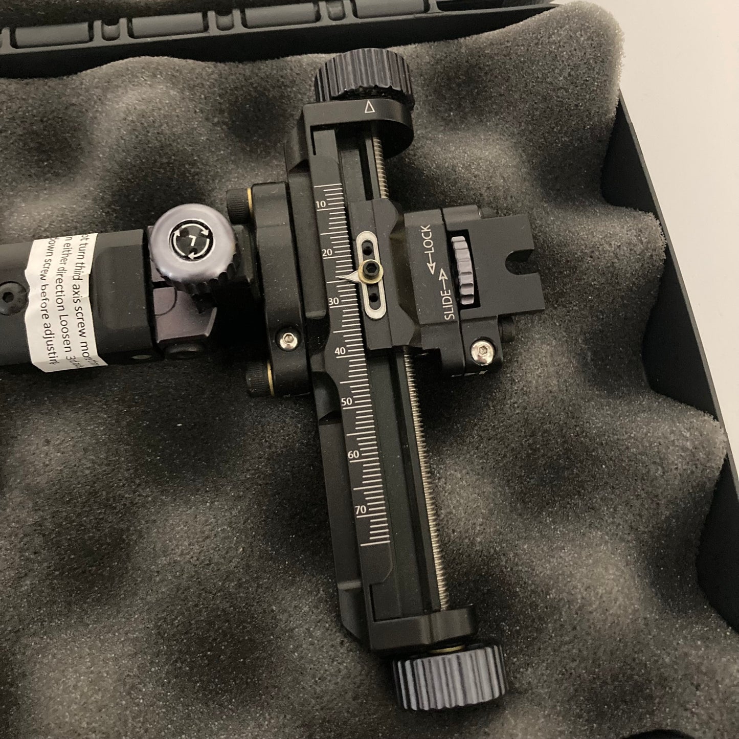 Black Gold Competition 2A Compound Sight RH Black/Platinum 6 inch - Show Model