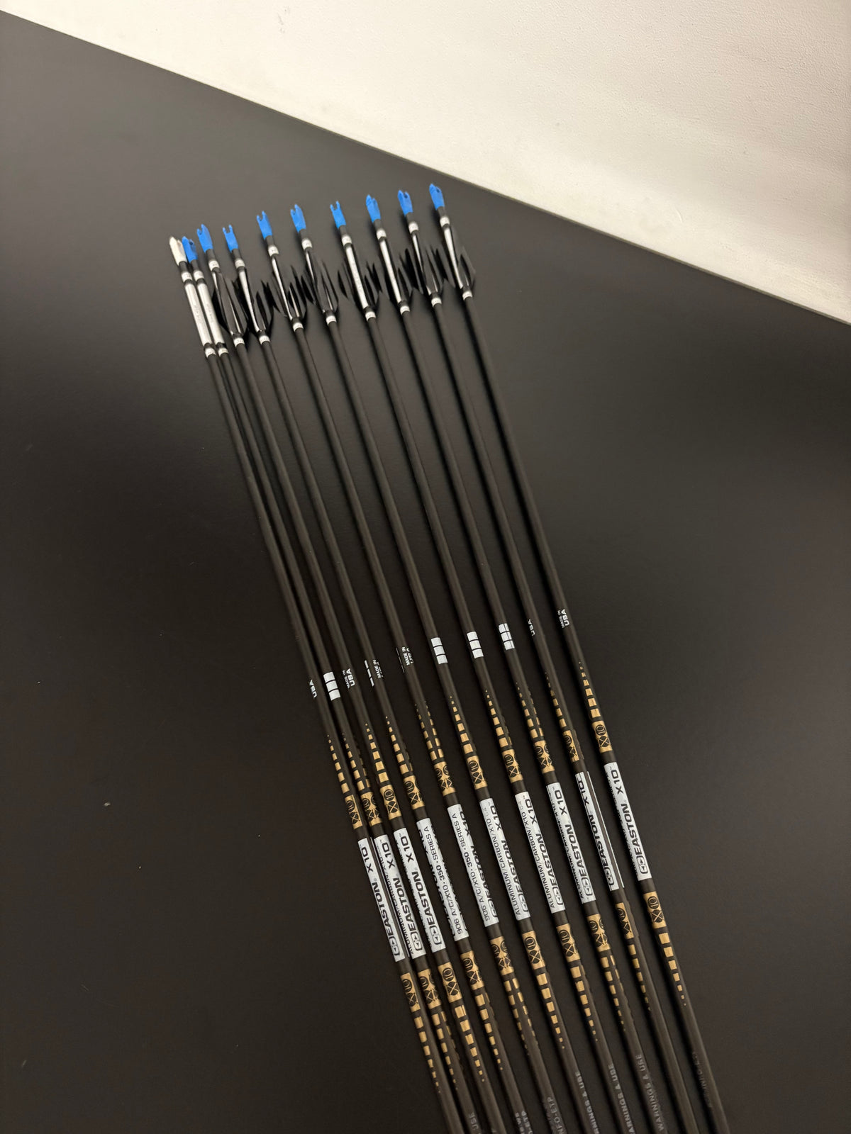 Easton X10 Arrow Shafts 10 pcs / Spine 350 / 30.5 inch - Used